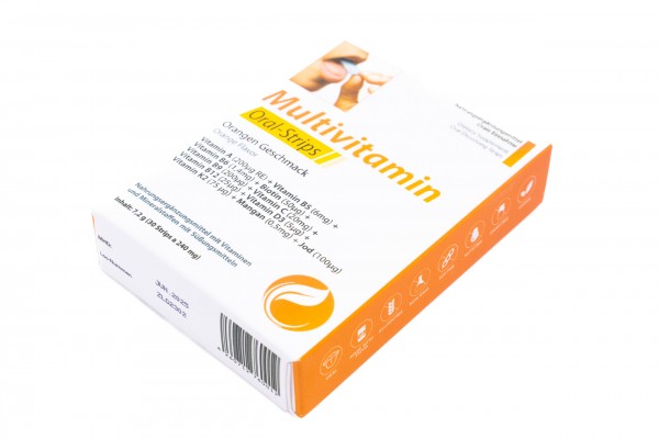 Multivitamin Oral-Strips, mit Vitaminen A-Z, 30 Stück